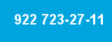 922 723-27-11